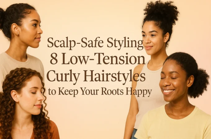 Scalp‑Safe Styling 8 Low‑Tension Curly Hairstyles to Keep Your Roots Happy